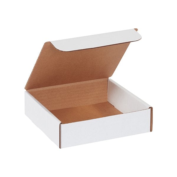 6 x 6 x 2'' White Literature Mailer, 50PK